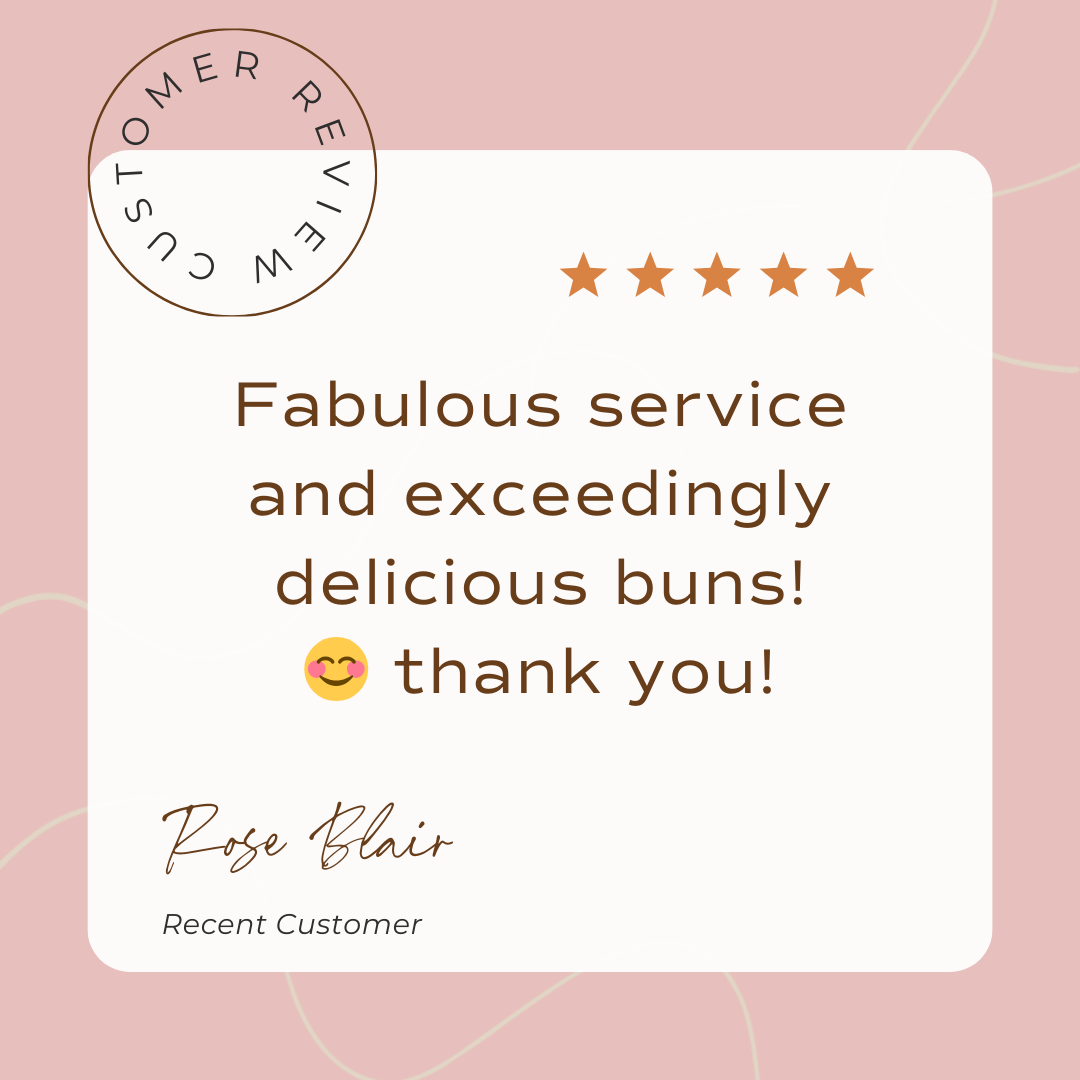 5 star customer review from Rose Blair