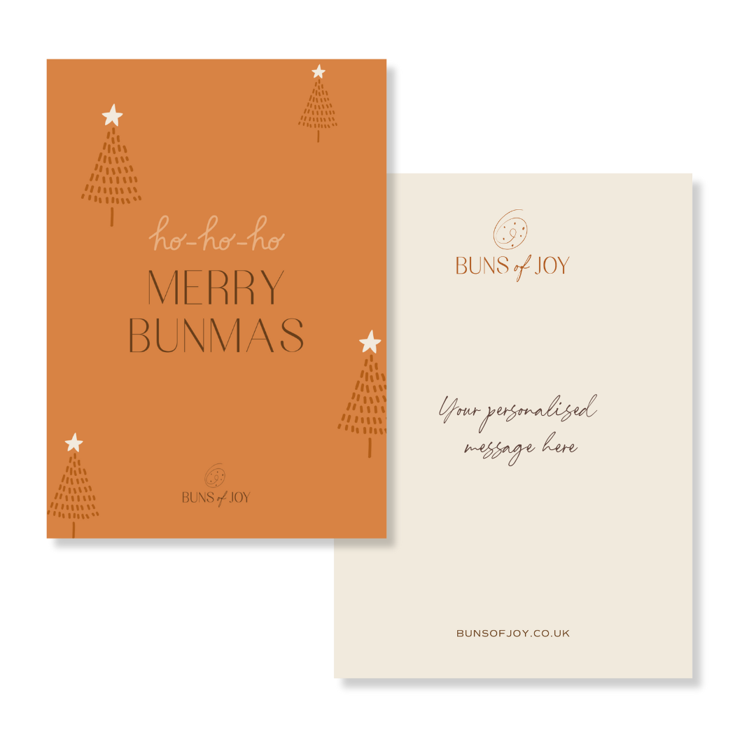 Merry Bunmas Greetings Card Design